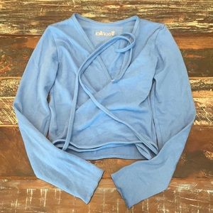 WearMoi blue ballet sweater